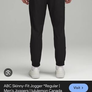 lululemon athletica ABC Skinny-Fit Jogger - Black